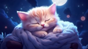 Музыка - Мурчание котика 2 часа 🌙 Спокойный глубокий сон за 3 минуты 🌙 Засыпайте быстро 🌙