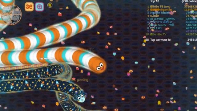 Wormate io multiplayer || Wormate io mod apk || Top wormate io ||#wormateio#snake.io#topgame смотреть онлайн