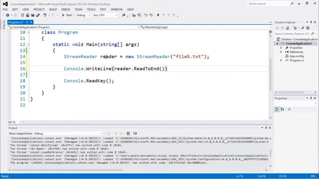 C# IO Tutorial #9 - StreamReader.ReadToEnd смотреть онлайн