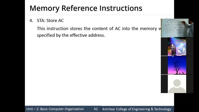 COALP Topic : Memory reference instructions, I O and interrupt смотреть онлайн