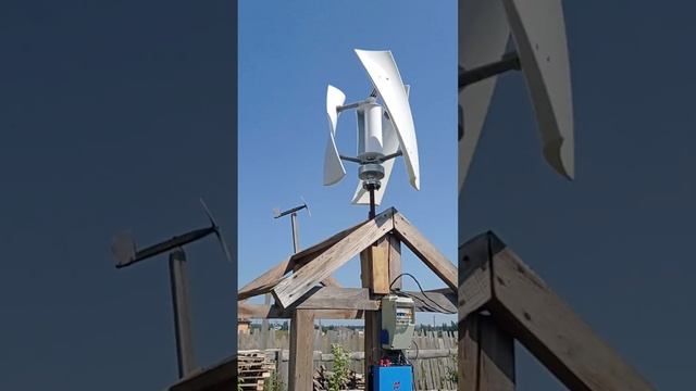 Smaraad X3 turbine real wind voltage output, first test. #windturbine смотреть онлайн