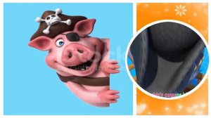 Three Little Pigs (Pirate Version) | CoComelon Nursery Rhymes & Kids Songs | ACAPELLA