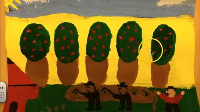 Nick's Clementine Hunter Painting Screencast смотреть онлайн