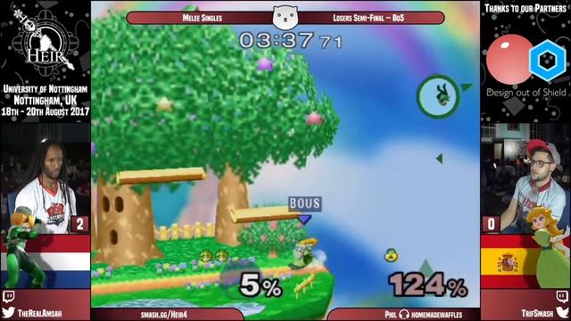 Heir 4 - Asterion | Amsah (Sheik) vs vL | Trif (Peach) - MELEE SINGLES - LOSERS SEMIFINALS смотреть онлайн