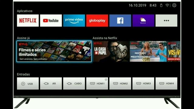 Smart tv Philco 50" UHD 4k PTV50G70SBLSG смотреть онлайн
