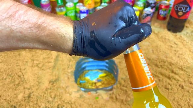 Experiment! Big Coca Cola, Monster, Fanta, Chupa Chups, Mtn Dew, Many Soft Drinks And Mentos