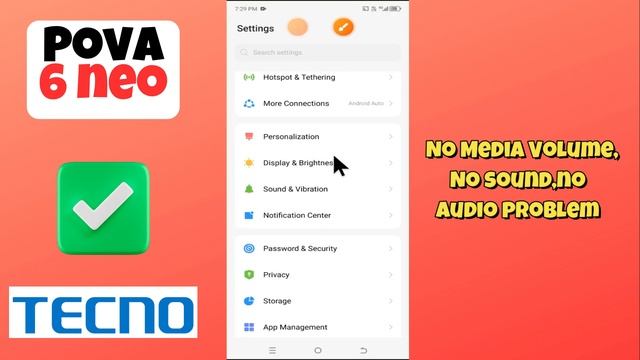 Tecno Pova 6 Neo No Media Volume,No sound,no audio problem || How to solve media issues смотреть онлайн