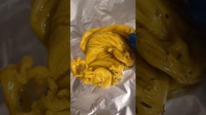 Отливка воском на отсечение крадника ножом. Часть 1