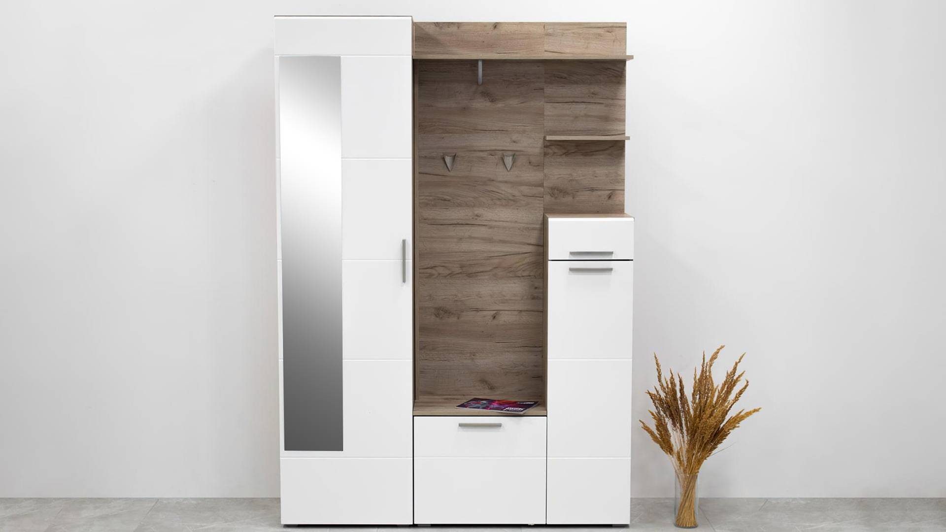 Лайн Прихожая белый глянец смотреть онлайн