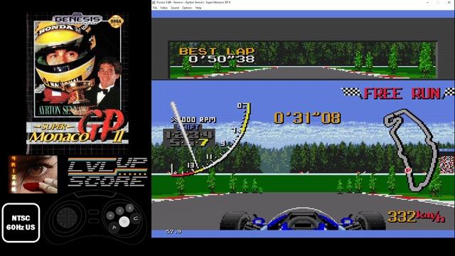 HIGHSCORE - Ayrton Senna's Super Monaco GP II - Megadrive 0'44''65 (Germany) смотреть онлайн