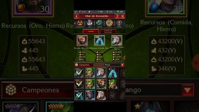 STORMFALL RISE OF BALUR mejoras de castillos, en recursos, comida, hierro, oro, espionaje y defens смотреть онлайн