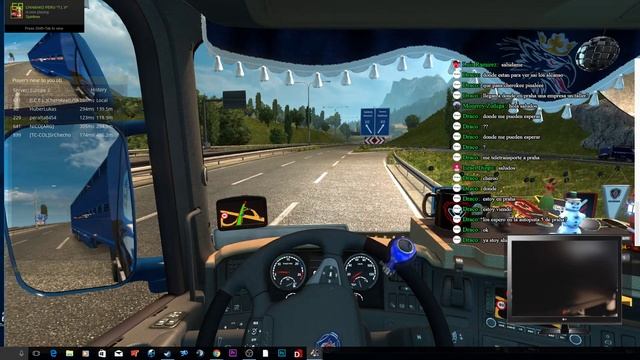 Euro truck Simulator Full HD | Cherokee Express Logistic | |Convoy de Autos смотреть онлайн