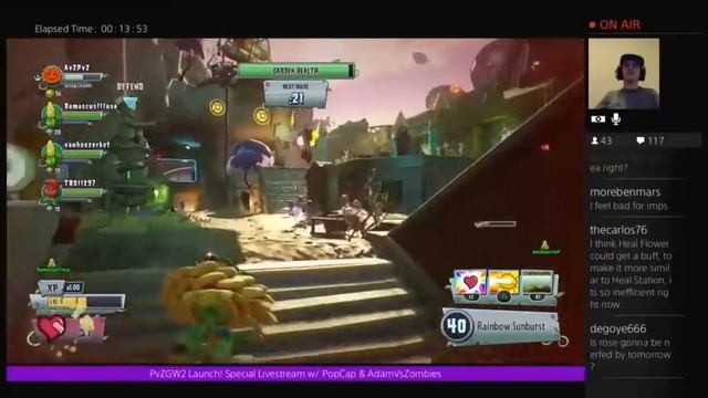 Launch Day Garden Ops with PopCap Team PS4! Plants Vs. Zombies Garden Warfare 2 смотреть онлайн
