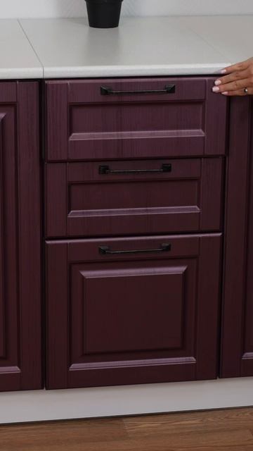 Готовое решение 2.0. / кухня «Гарда» в оттенке Пурпур смотреть онлайн