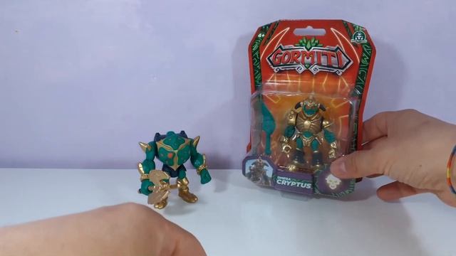 GORMITI ULTRA 8cm SERIE 2 EVOLUZIONE MEKA-OMEGA KRATUS & CRYPTUS DEL POPOLO DEI DARKAN