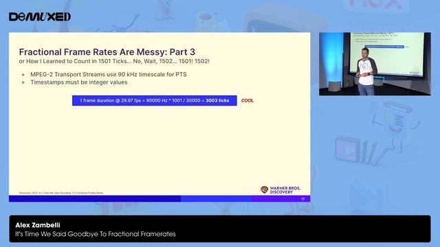 Alex Zambelli - It's Time We Said Goodbye To Fractional Framerates смотреть онлайн