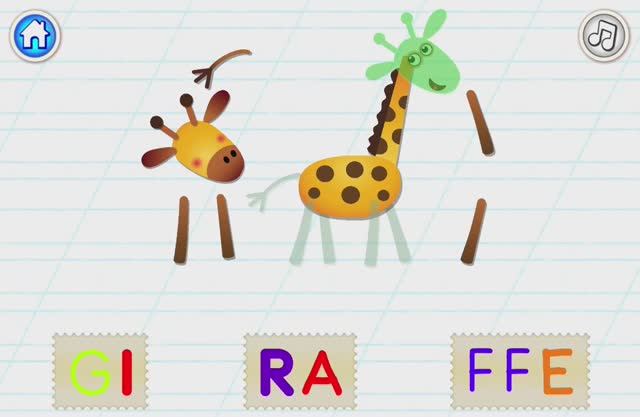 Буква G. Играем и учим Английский алфавит. Логопедический мультик для детей. Обучающие игры. смотреть онлайн