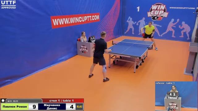 Павлюк Роман 2-3 Марченко Денис Турнир Восток 1 WIN CUP 07.12.20 Прямая трансляция Зал 1 смотреть онлайн
