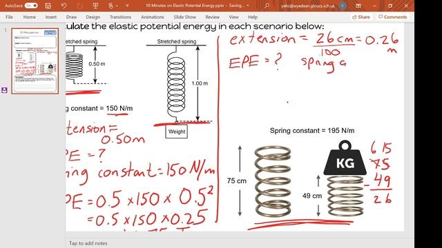(Conservation and Dissipation of Energy) Elastic Potential Energy смотреть онлайн