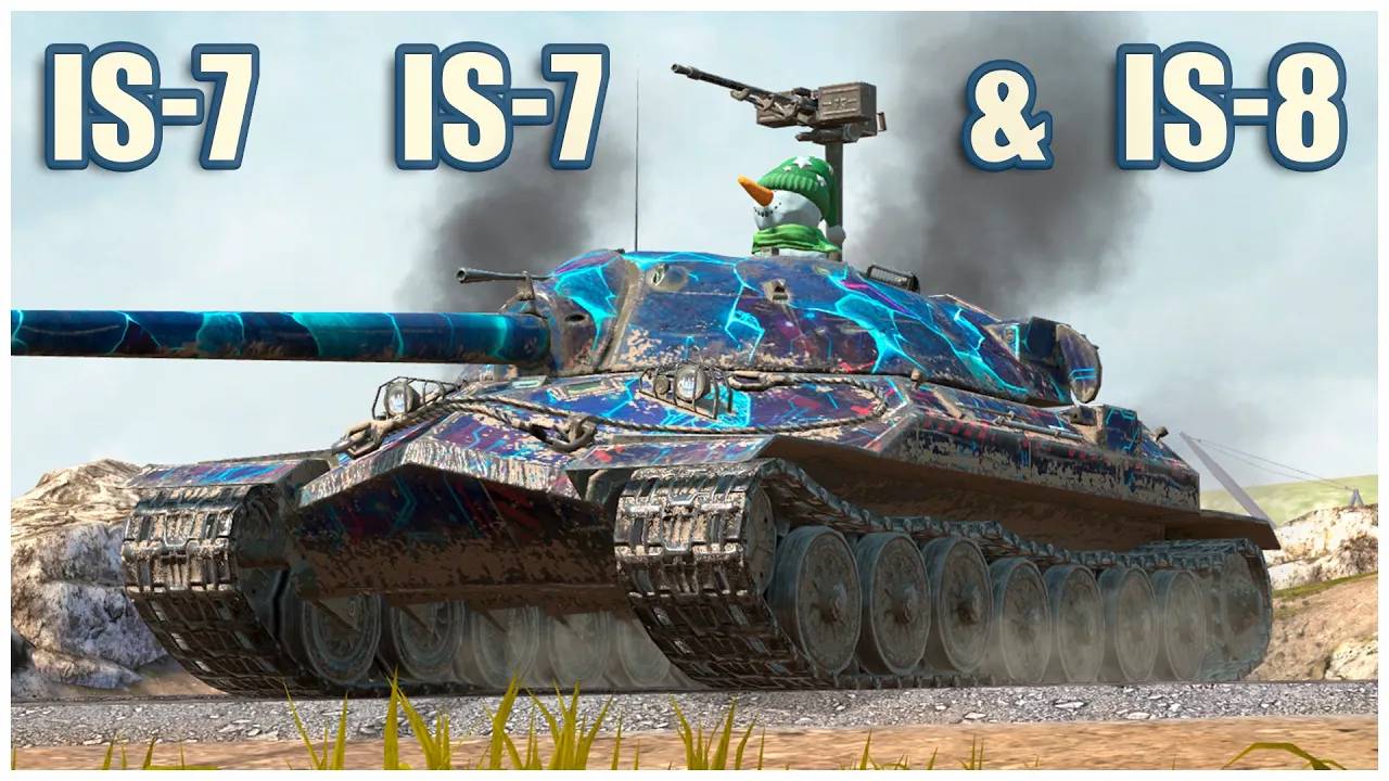 ИС-7, ИС-7 & ИС-8  Tanks Blitz Gameplay
