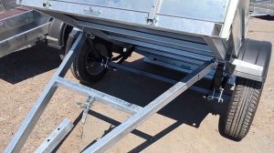 Обзор прицепа СТ-КАМА ПРО 2013 с внутренними размерами кузова 2000*1300мм