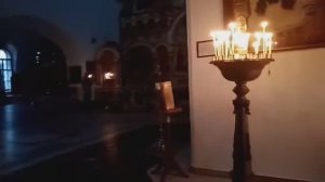 Вечер во  Храме (Пермский Свято-Троицкий Стефанов мужской монастырь)