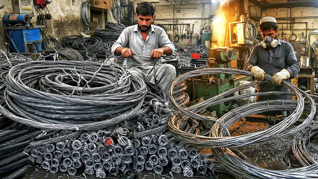 How Powerful Cables Are Recycled to Get Silver ｜ смотреть онлайн