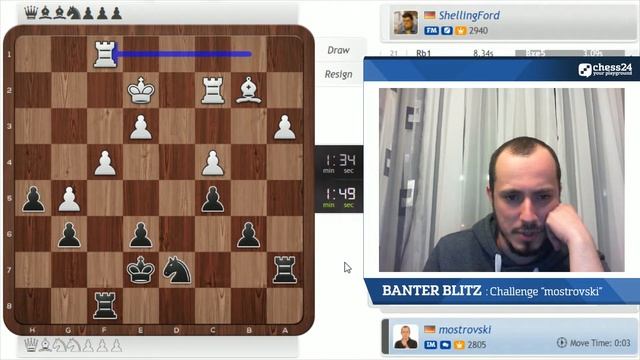 Banter Blitz Chess with IM Andrey Ostrovskiy - February 20, 2020 (2/2) смотреть онлайн
