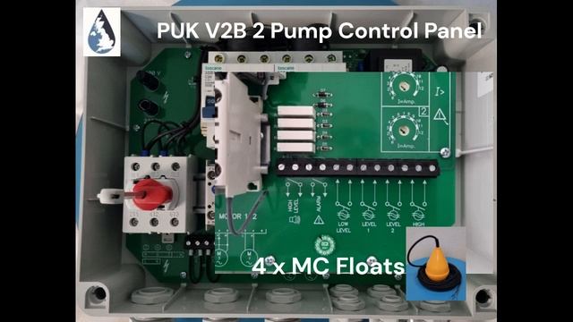 PUK V2B Twin Control Panel for Submersible Pumps смотреть онлайн