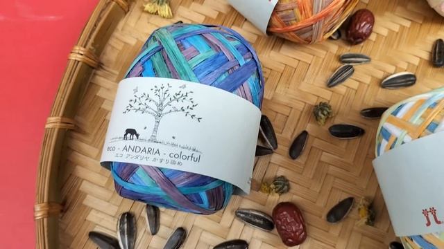 Sợi cọ Eco Andaria Colorful hữu cơ - Nhập khẩu từ hãng Hamanaka của Nhật Bản смотреть онлайн