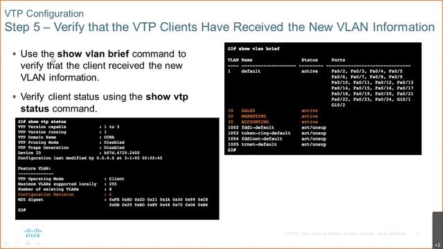 VTP Protocol Configuration by Wisam Abdullah смотреть онлайн