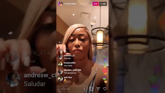 MORIAH MILLS INSTAGRAM LIVE