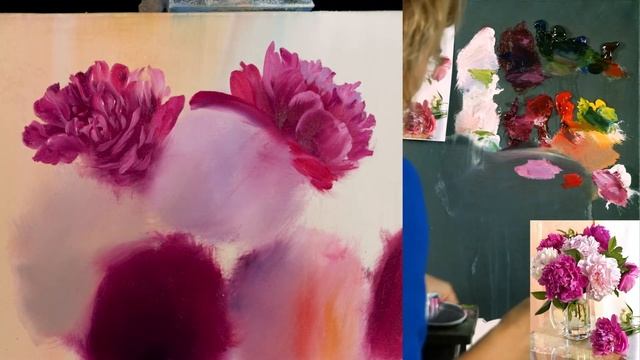 Webinar with Olga Bazanova - Painting Bouquet in Oil смотреть онлайн