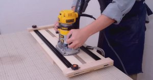 Делаем направляющие / шаблон с регулируемой шириной для ручного ферезера [ЛАЙФХАК]