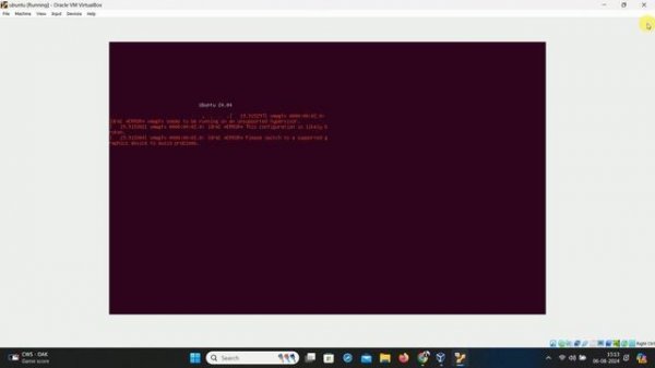 Vmwgfx error on ubuntu boot unsupported hypervisor in virtual box