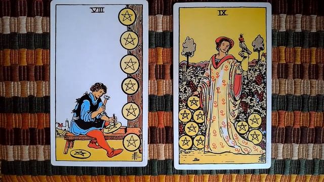 Learn Tarot, Nine of Pentacles, Minor Arcana, ONE CARD SPREAD SERIES смотреть онлайн