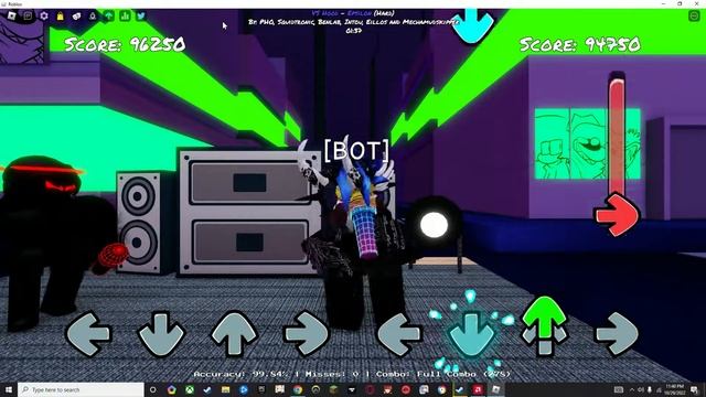 ROBLOX Funky Friday: VS HOOD EPSILON 0 MISSES смотреть онлайн