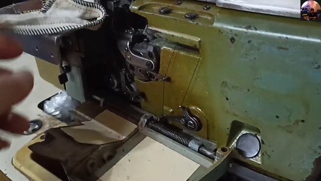 INDUSTRIAL SEWING MACHINE [PEGASUS] 5 THREAD OVERLOCK. смотреть онлайн