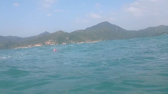Choppy swim in Sai Kung (Sai Wan - Ham Tin - Sai Wan) смотреть онлайн