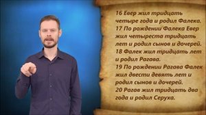 Бытие 11 глава