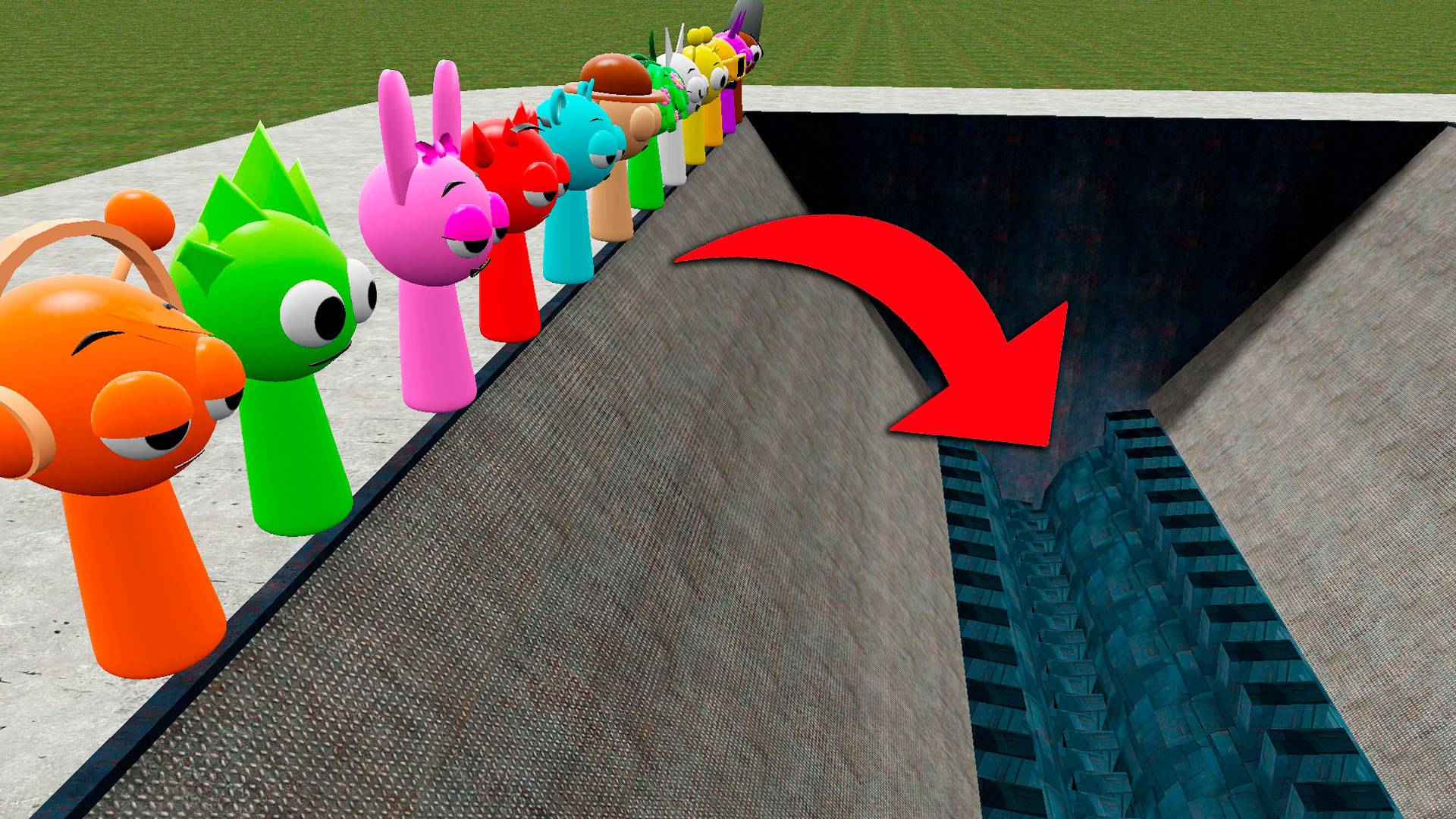 СПРУНКИ ПОПАЛИ В ОГРОМНЫЙ ШРЕДЕР смотреть онлайн