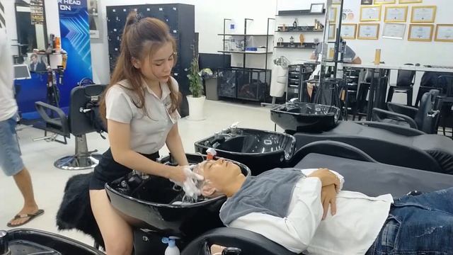 30 shine men's hair system in Viet Nam, a place for relaxing shampoo and great facial care смотреть онлайн