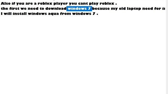 Windows 7 to windows aqua part 1 смотреть онлайн