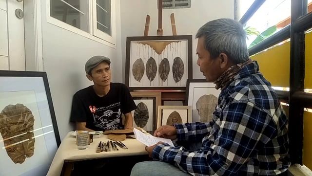 Cara Melukis di Daun Kering | Harga Lukisan Sampai Jutaan (@Babeh AmirudinArt) смотреть онлайн