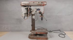 Полная реставрация сверлильного станка!!!