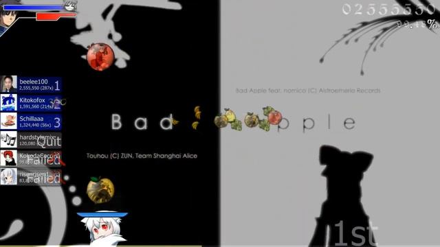 [OSU!CTB Chirstmas Special 2012] Bad Apple German version Multiplayer смотреть онлайн