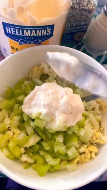 More celery for egg salad #eggrecipe смотреть онлайн