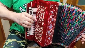 Разбор красивых наигрышей на гармони у мастера настройщика Геннадия  3 аккорда 300 песен