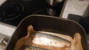 Скумбрия запеченная в аэрогриле.