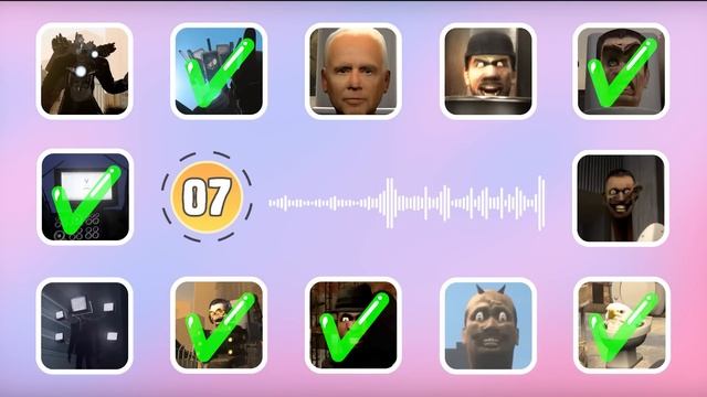 GUESS SKIBIDI VOICE #29 | Skibidi Toilet's Quiz, Seasons 56 смотреть онлайн